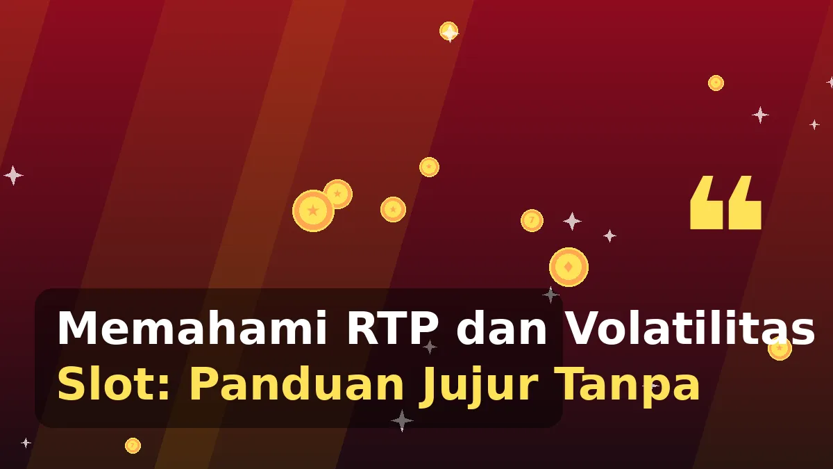 Memahami RTP dan Volatilitas Slot: Panduan Jujur Tanpa Janji Palsu